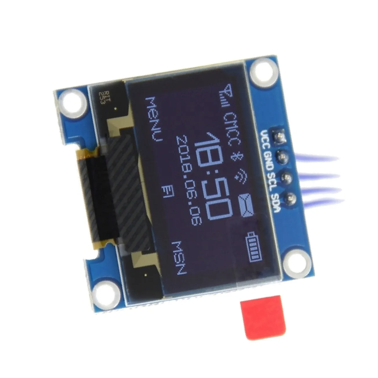 Светодиодный модуль O 128X64 0 96 дюйма ЖК светодиодный дисплея для ARDUINO LED SPI/IIC I2C