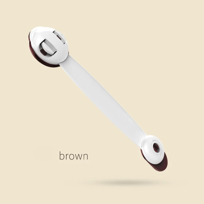 Brown 1 шт., европейский стандарт, защита от детей, замок для безопасности детей, пластиковая защита, замок безопасности - Цвет: Brown