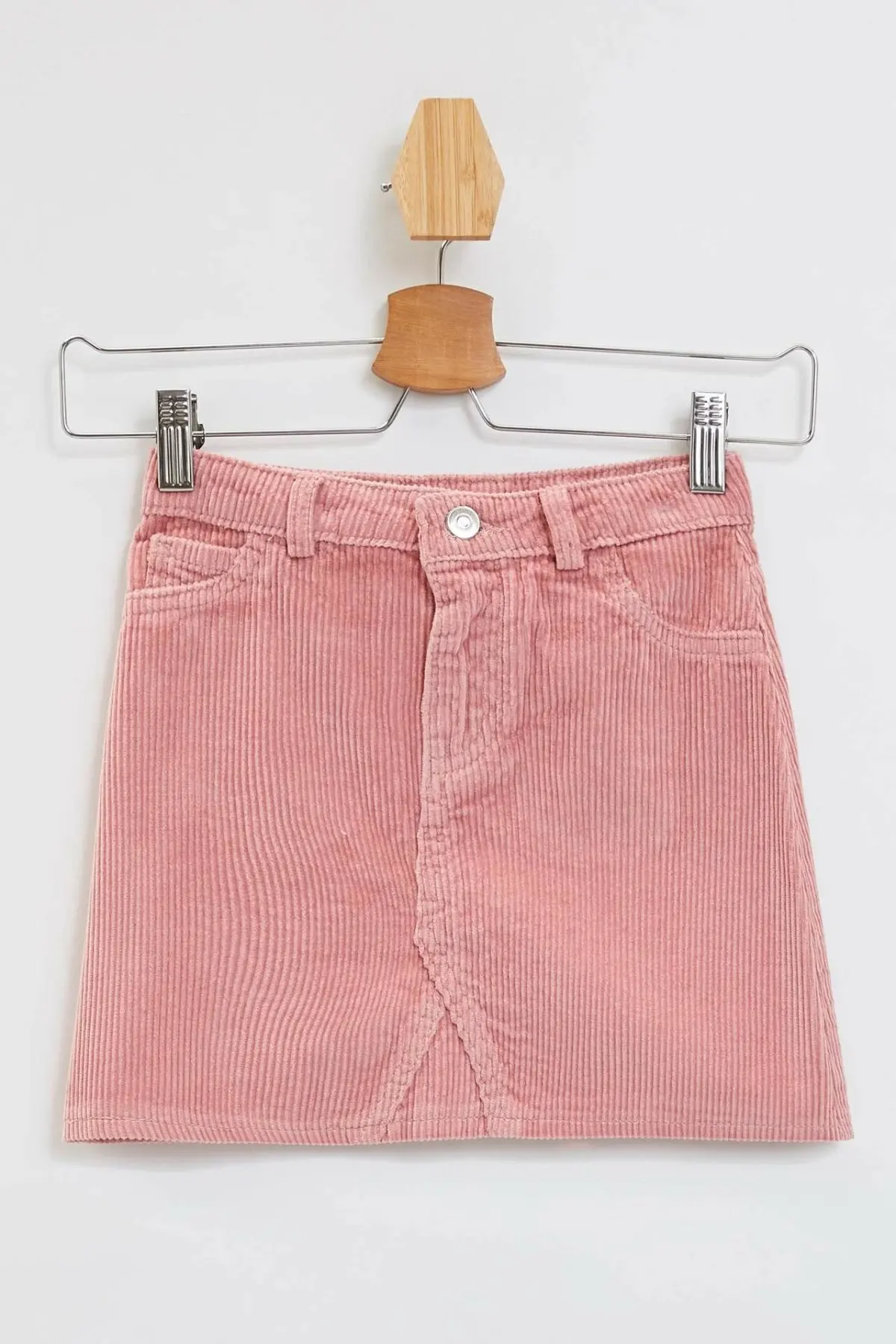 DeFacto модная юбка трапециевидной формы на пуговицах для девочек детская