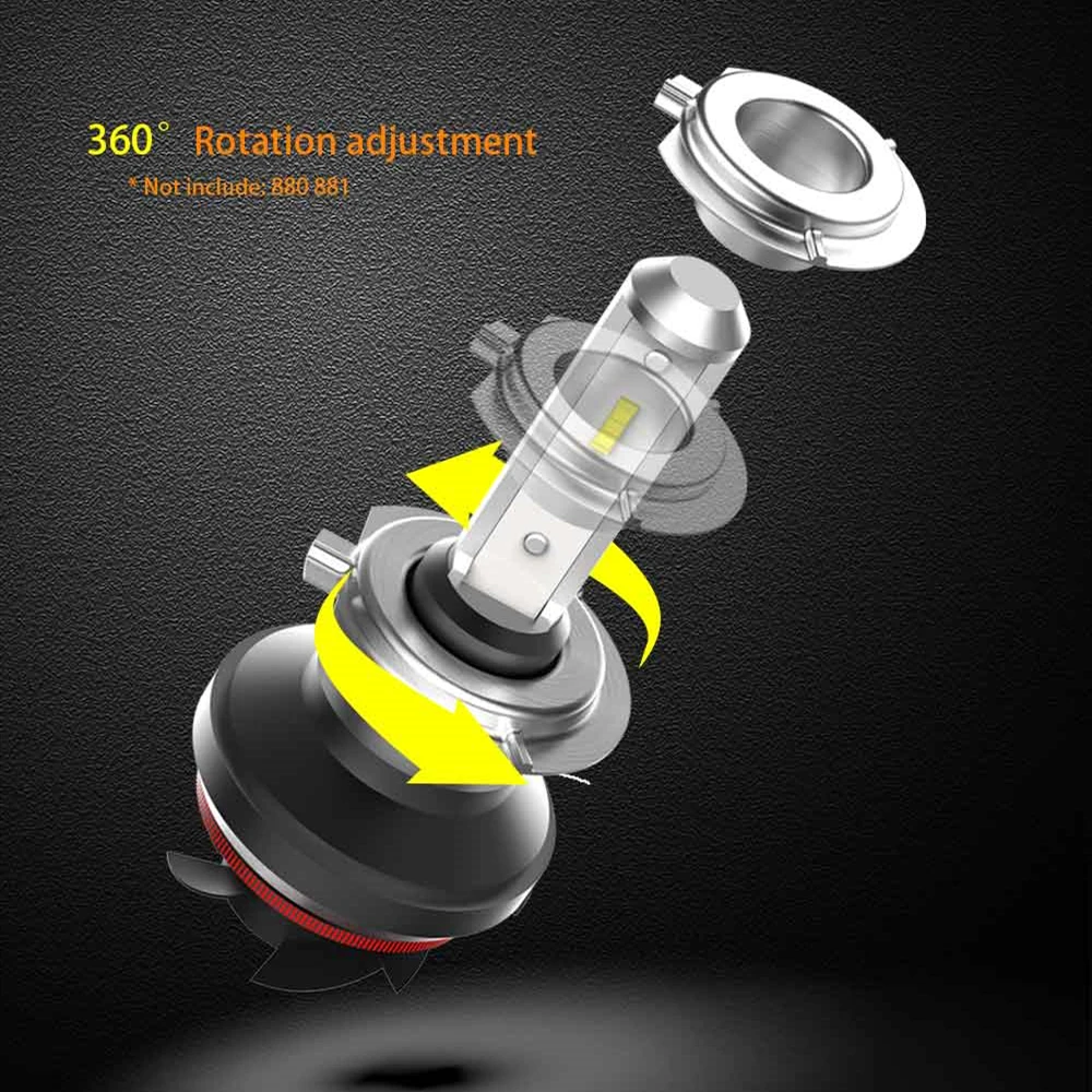 2pcs Car LED Headlight Bulb M9 6500k 50W 5000Lm H1 H3 H4 H7 H8/9/11 H11 9004/9007 9005/9006 880/881 Waterproof Headlights Lamp | Автомобили