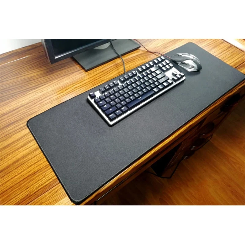 

90x40cm Great Black Large Convenience Size Mouse Pad Game Mat Mousepad Compute Laptop Desk Table Keyboard