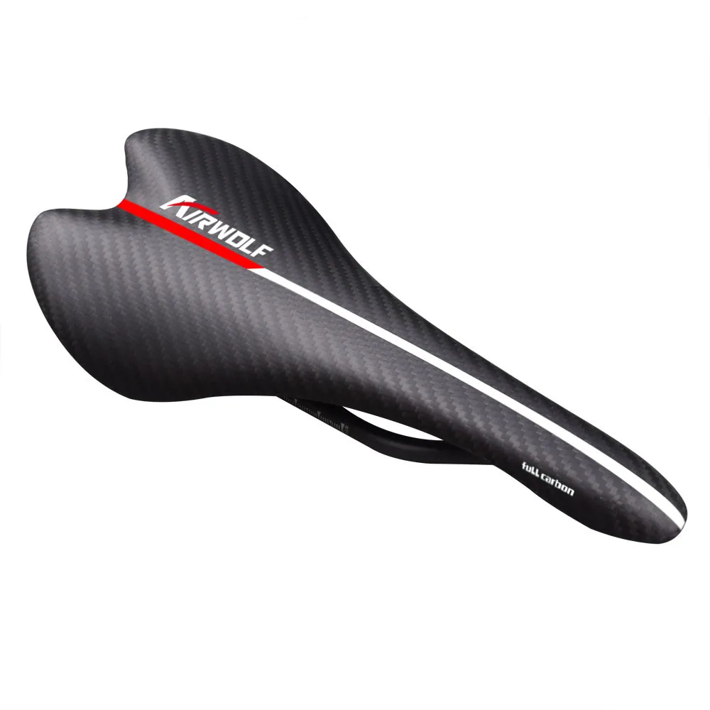 Высококачественное велосипедное седло 3K карбоновое матовое/глянцевое