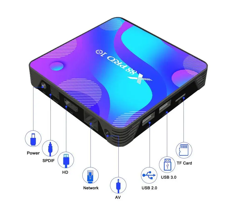 Медиаплеер Transpeed X88 Pro 10 4Gb/32Gb | Электроника