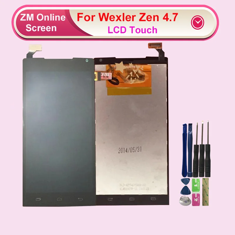 Новый для Wexler Zen 4 7 сенсорный экран с ЖК-дисплеем в сборе дигитайзер Замена