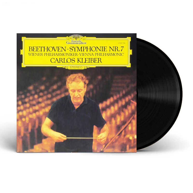 New Genuine 33 RPM 12 inch 30cm 1 Vinyl Records LP Beethoven Seventh Symphony Music Commander Carlos Kleiber