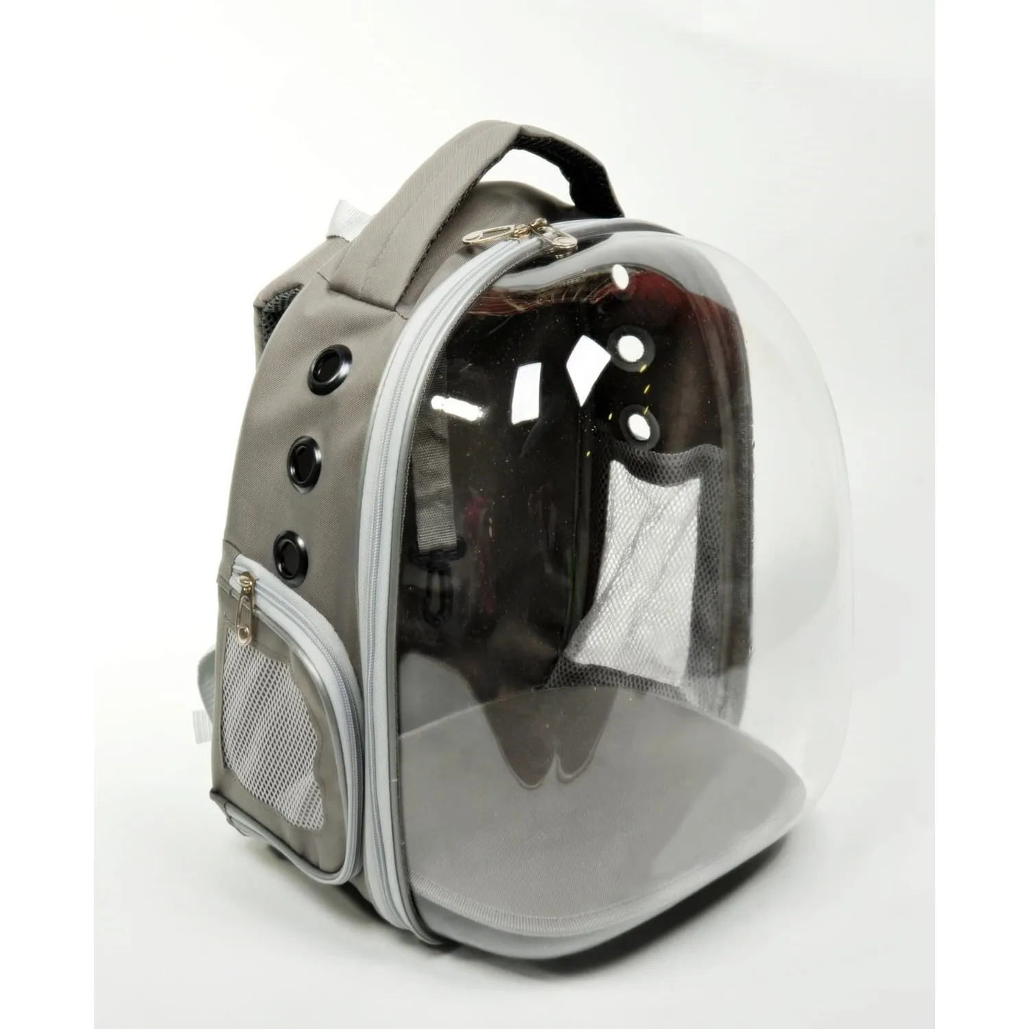 

Transparent Astronaut Cat Dog Carrier Bag Gray