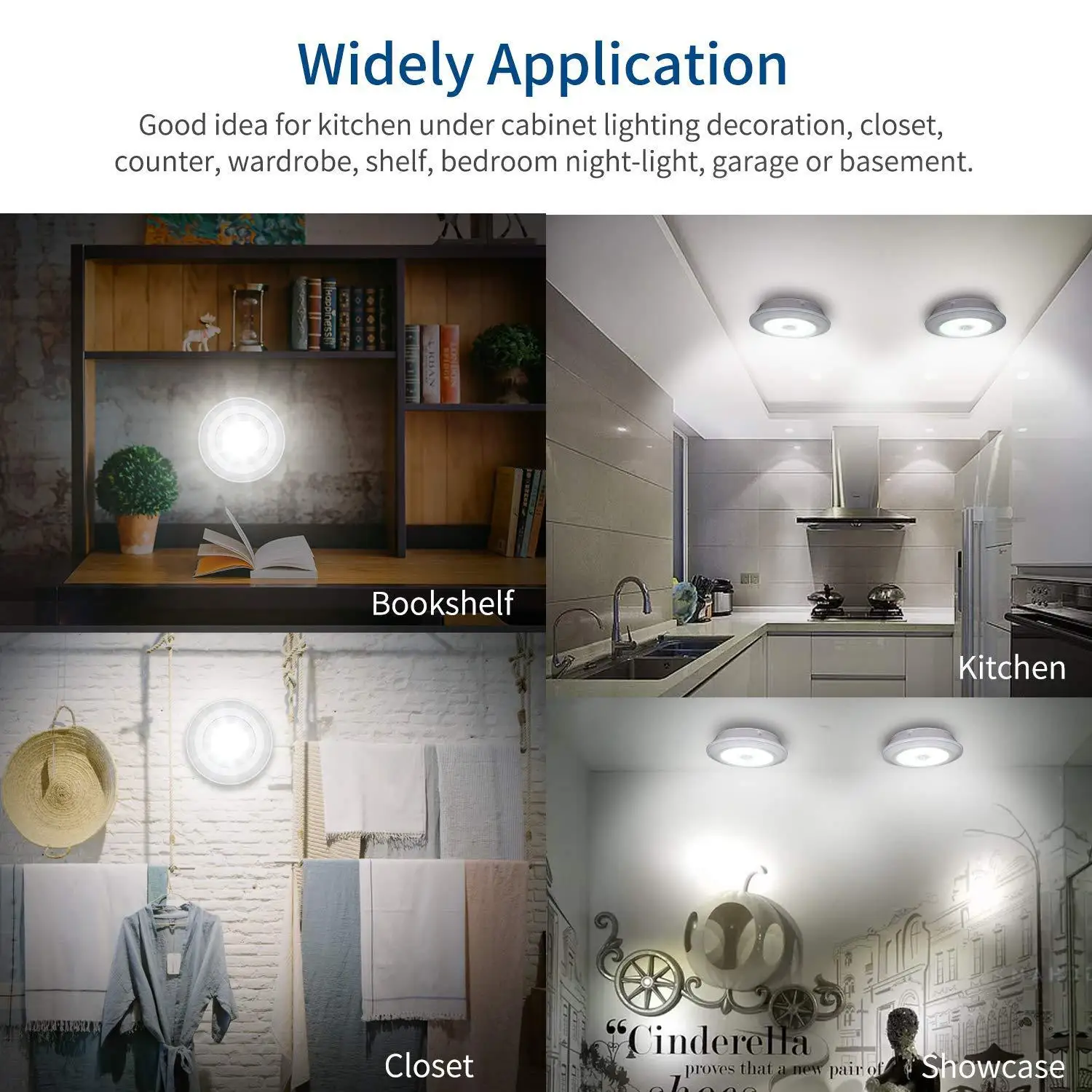 

Wardrobe Lamp Stair Kitchen Loft Lighting,Dimmable & Timer Presets,Remote Control Battery Type For Cabinet, Bedroom, Bookcase