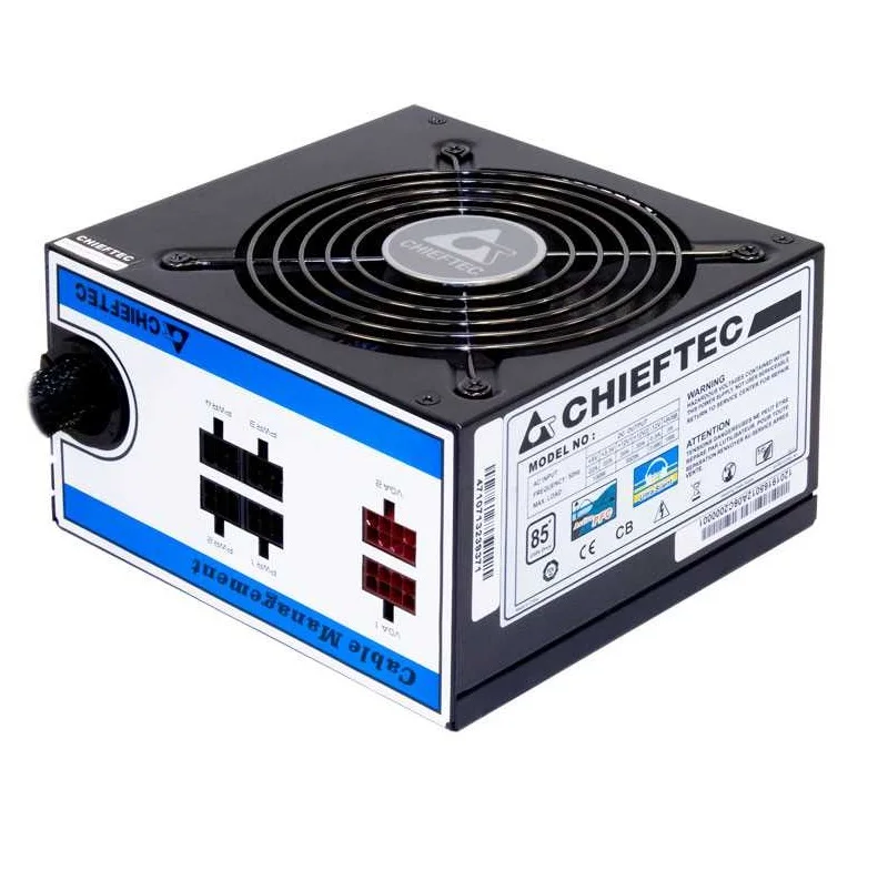 Блок питания для компьютера Chieftec CTG-750C 750W A-80 ATX-12V V.2.3 PS-2 type PFC эффективность 85% 230V |
