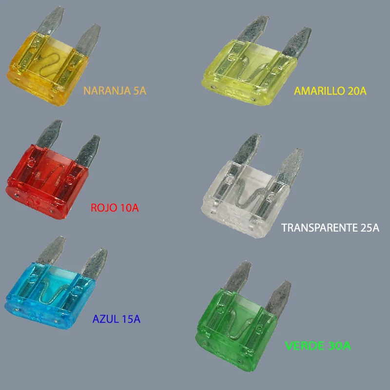 12x мини плавкий предохранитель coche moto conjunto 5 10 15 20 25 30 AMP Coche Moto Auto|Перемычки| |