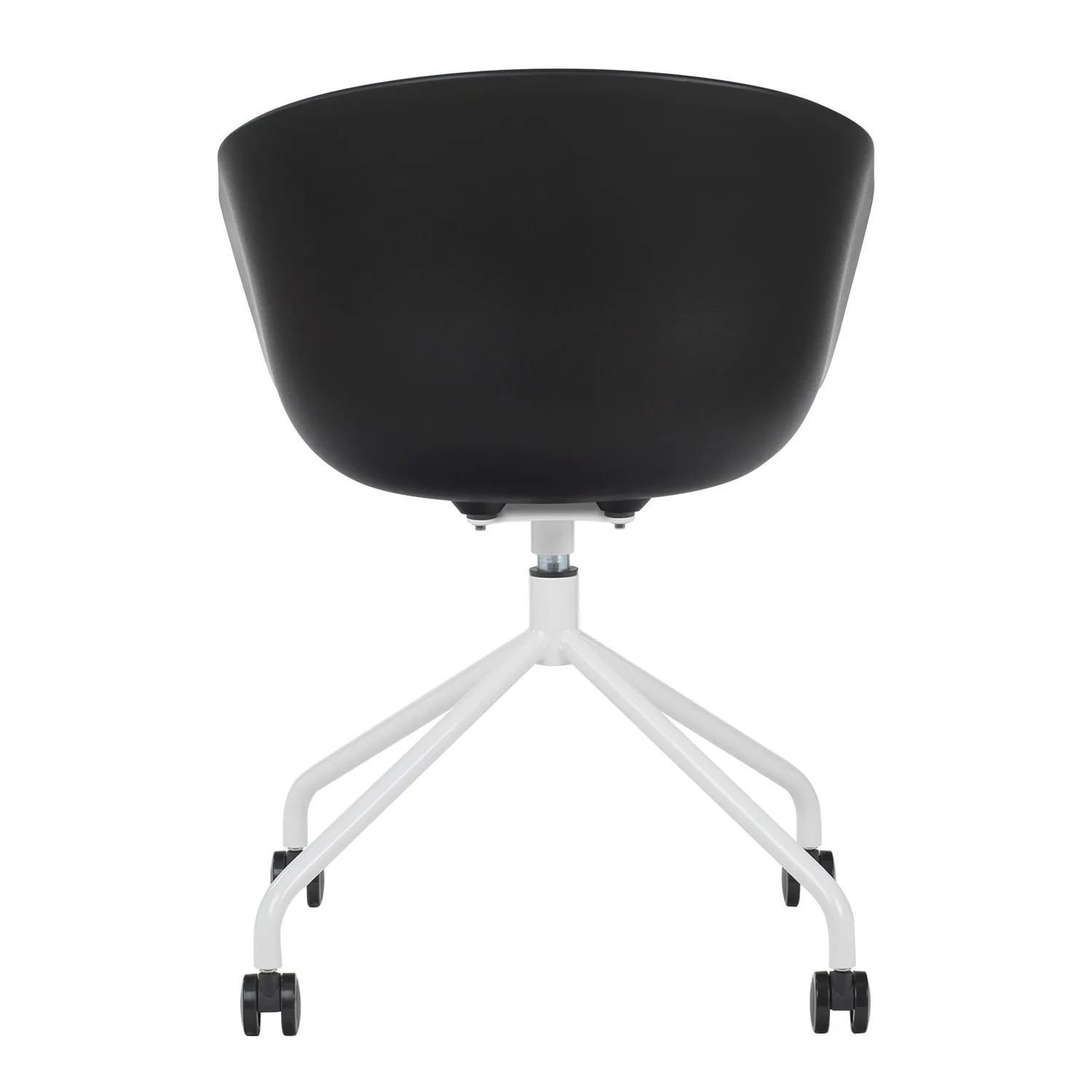 Офисное кресло SKLUM с колесами подлокотниками полипропиленовое сиденье стальные