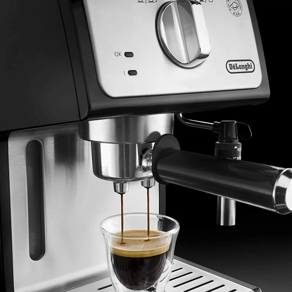 Delonghi ECP 3531 эспрессо и капучино машина. Expresso maker вакуумная машина для кофе кухня inox