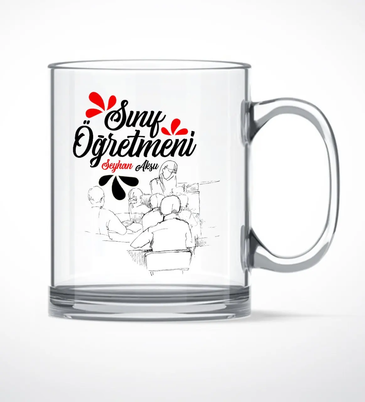 

Personalized Class Teacher Glass Mug Cup-1