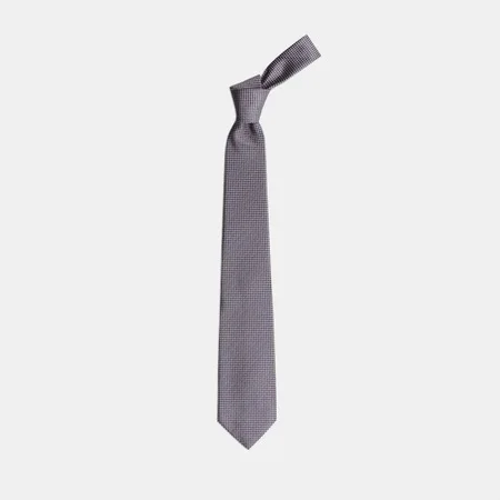 

White and Gray Patterned Tie 67826012