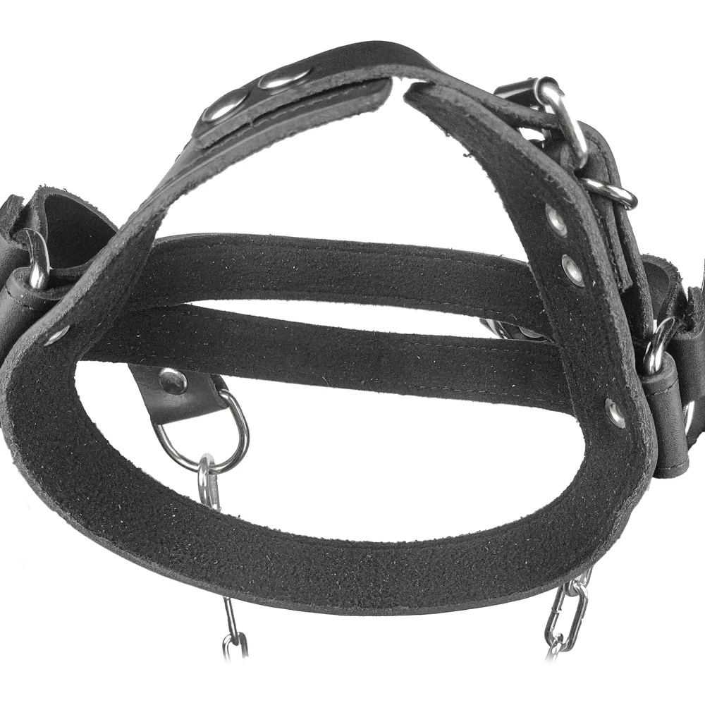 Упряжь для тренировки шеи ReKoy FG043 тренажёр мышц кожаный|Встроенные тренажеры| |