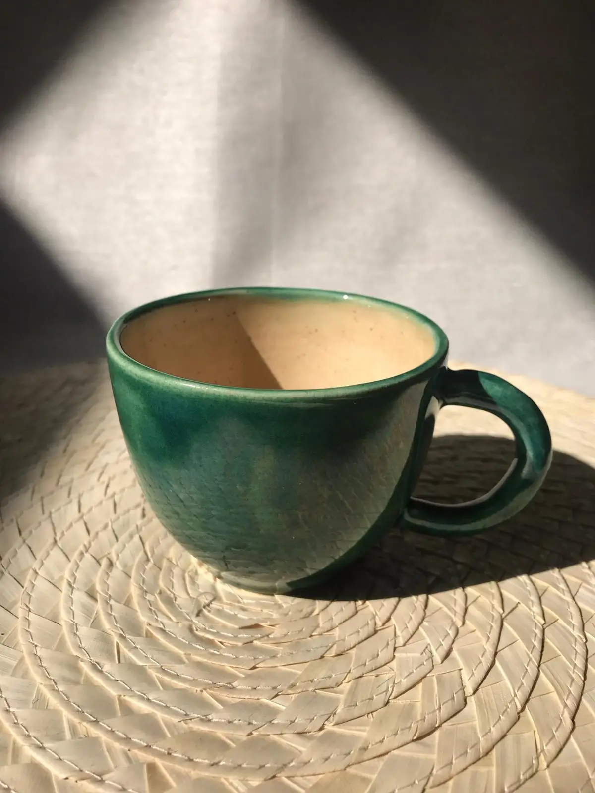 

Ceramic Green Cup - Handmade Ceramic Espresso Cup, Tea Cup, Coffee Cup