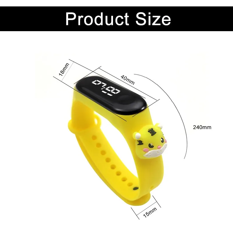 

Children's Watches Kids LED Zodiac animal Digital Sport Watch for Boys Girls Bracelet Electronic Silicone Watch relogio infantil