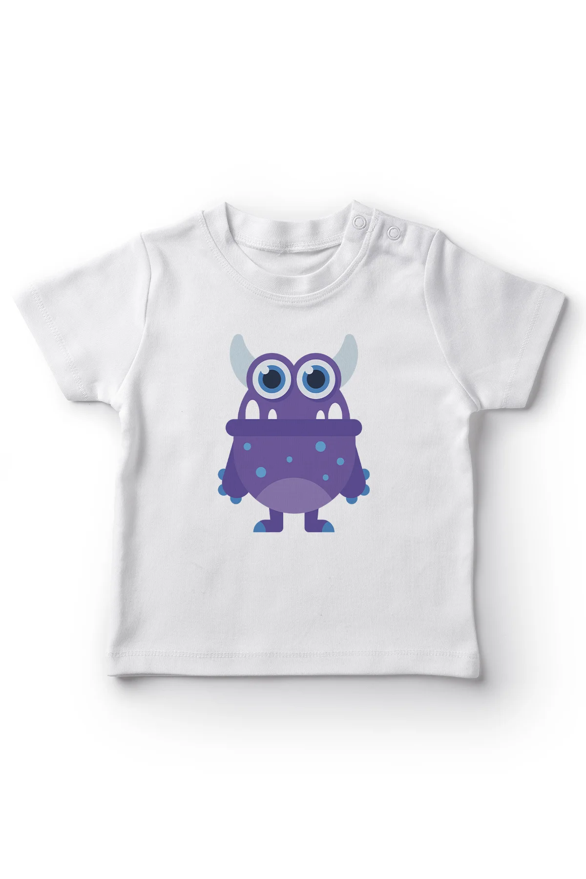 Angemiel Baby Stone Monster/белая футболка для маленьких мальчиков|Тройники| |