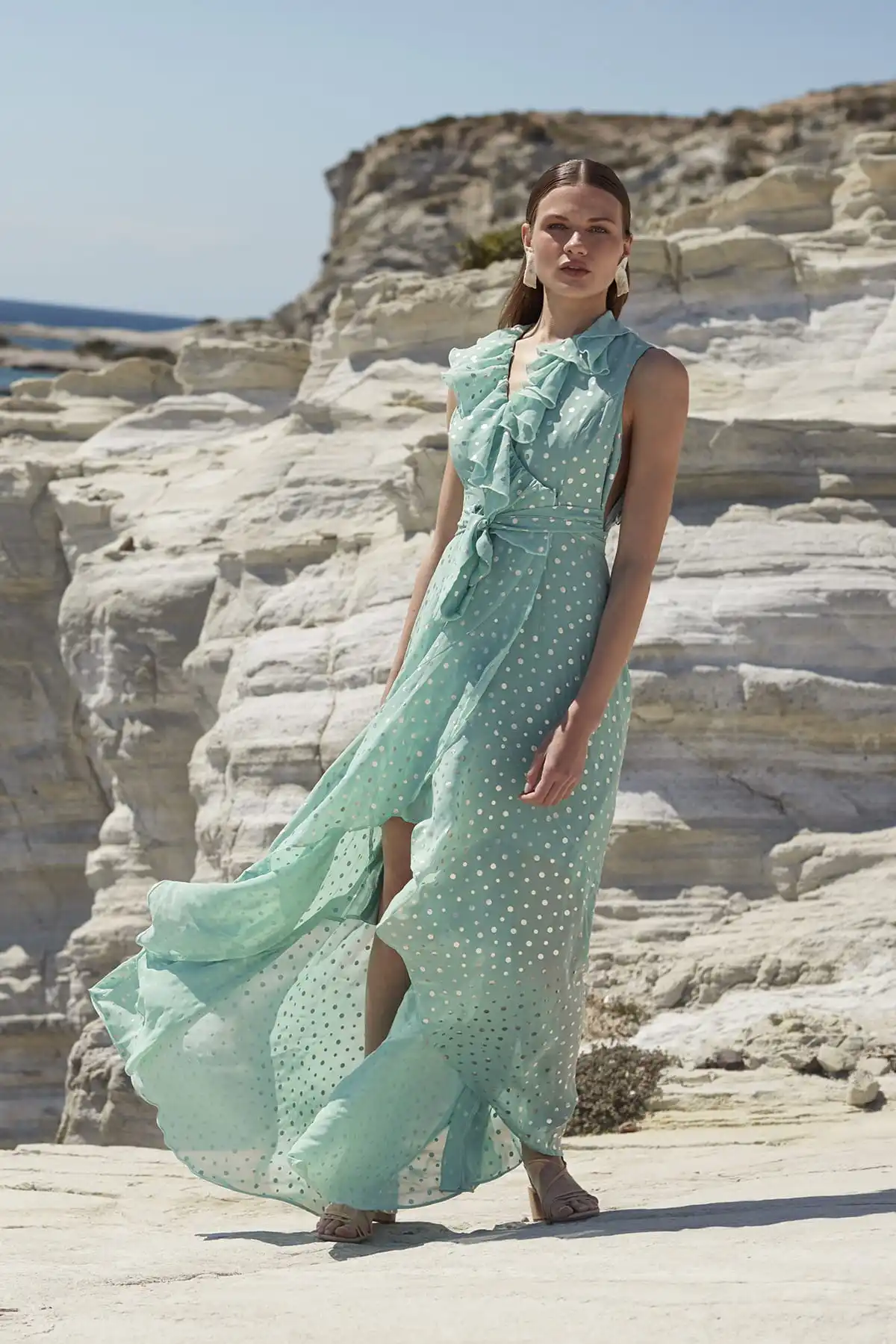 Trendyol/вечернее платье в горошек TPRSS19UT0045 | Свадьбы и торжества