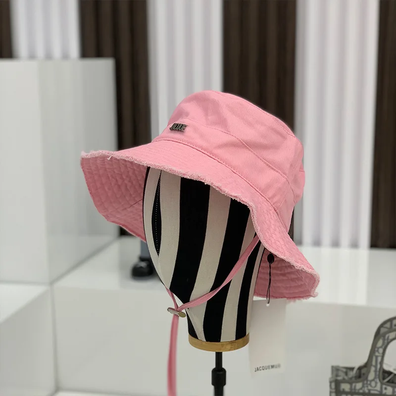 

Olokele Bucket Hats for Women Fashion Bob Hat French Unisex Sun Cap Men Big Brim Fisherman Cap Casquette Homme Brand Hat Outdoor