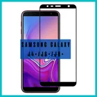 Защитное стекло для Samsung Galaxy J4+  J6+  J8+   закаленное стекло полное покрытие