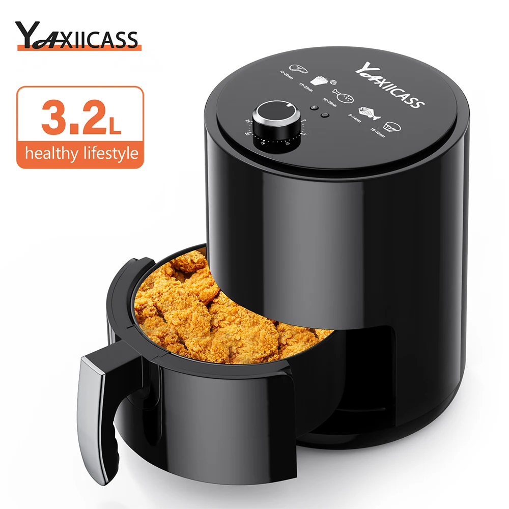 

Воздушная фритюрница большой емкости YAXIICASS аэрогриль 360 л, °, фритюрница без масла с таймером управления, электрическая конвекционная печь