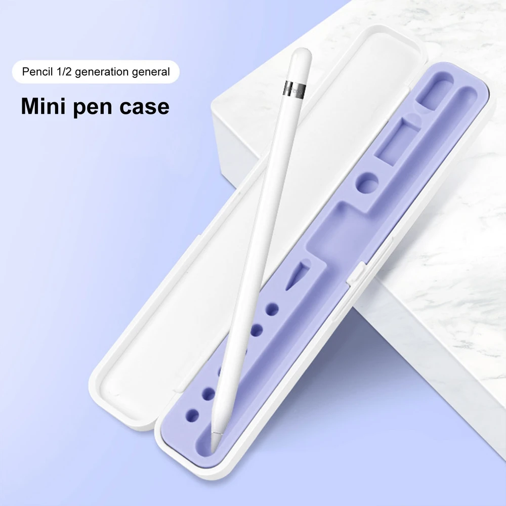 

Pencil Storage Box For Apple Pencil 2 Case For Apple Pencil 1 Portable Hard Case Cover For Apple iPad Stylus Pen Touch Pen