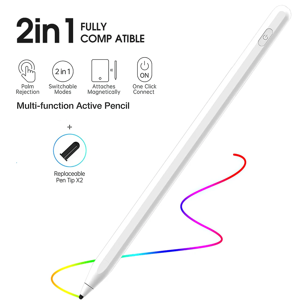 

Стилус для планшета iPad, универсальный сенсорный стилус, емкостный карандаш для сенсорного экрана Apple Pencil