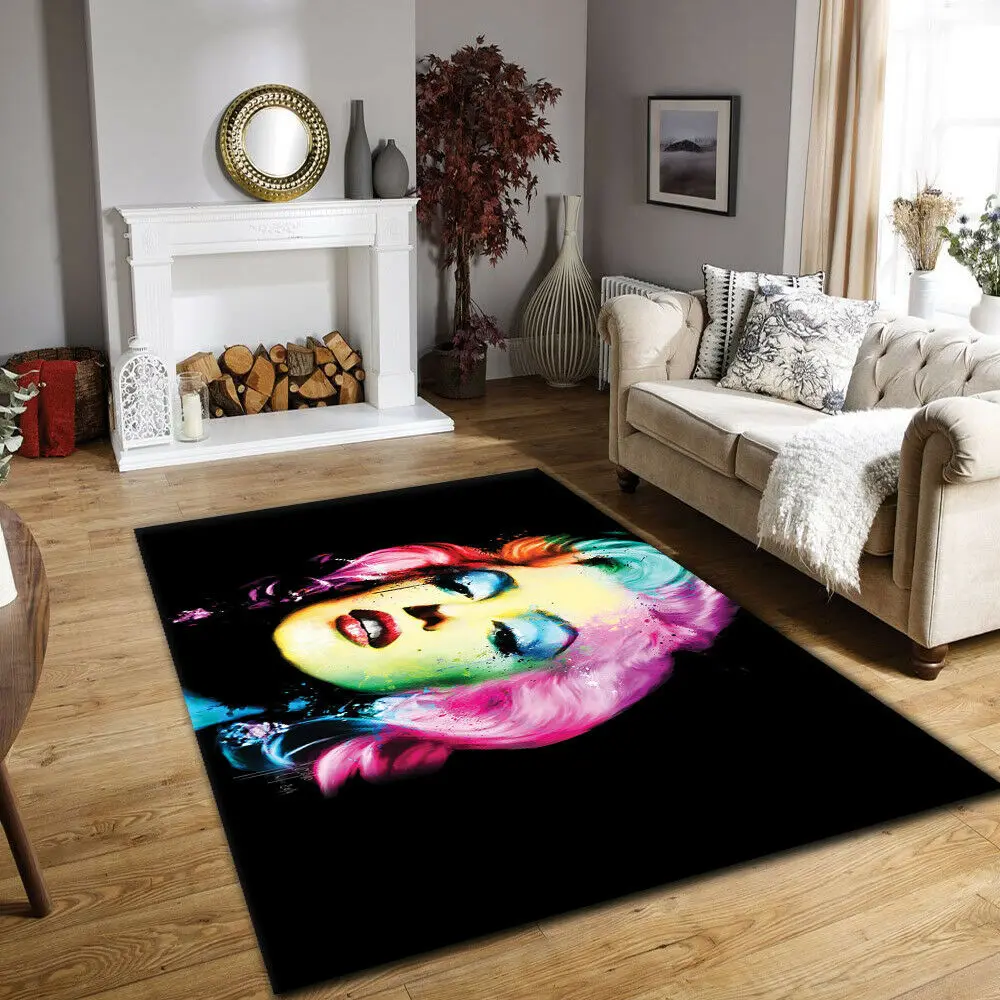 

Herms Marilyn Monroe 2 Patterned Carpet ,Non Slip Floor Carpet,Teen's Carpet,Turkish Rug