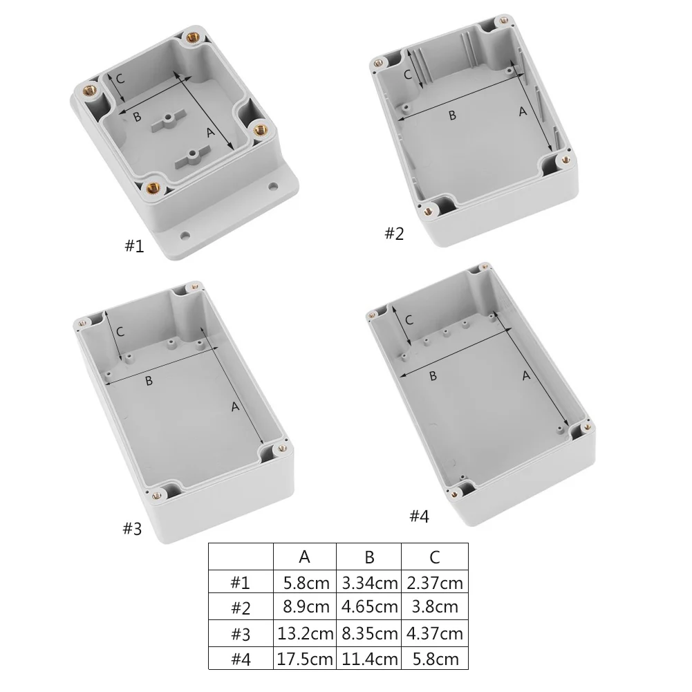 Пластиковый корпус водонепроницаемый IP65 чехол для электронных инструментов