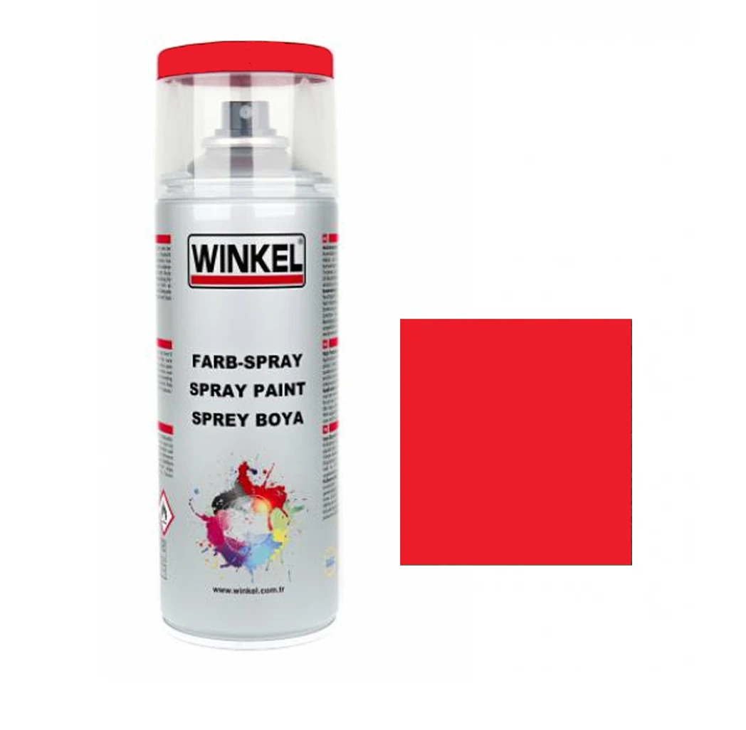 

400 ML Acrylic Spray Paint Fluorescent Red Color
