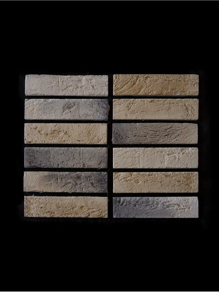 Polyurethane form for facing stone &quotBrick&quot (19 7 х4 9 х0 cm) х12шт | Paving Molds