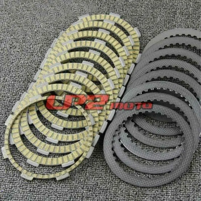 

Clutch Plates Discs for Honda RVF400 NC35 94-96 VFR400 NC21 NC24 85-88 NC30 89-92 VF500F Interceptor VF500C Magna V30 84-85