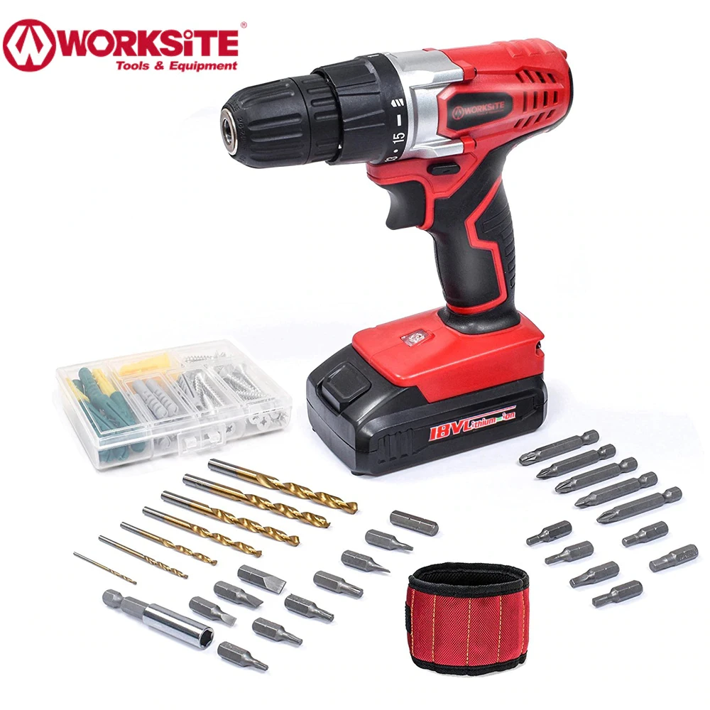 Аккумуляторная дрель 18 в электрическая отвертка мини беспроводной драйвер