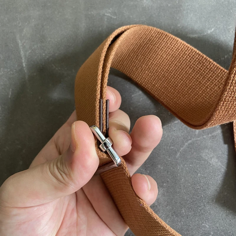 Custom  Leather Diagonal One-Shoulder Adjustable Bag Strap DIY Ladies Shoulder Strap Luxury Short Handle Strap Bag Accessories