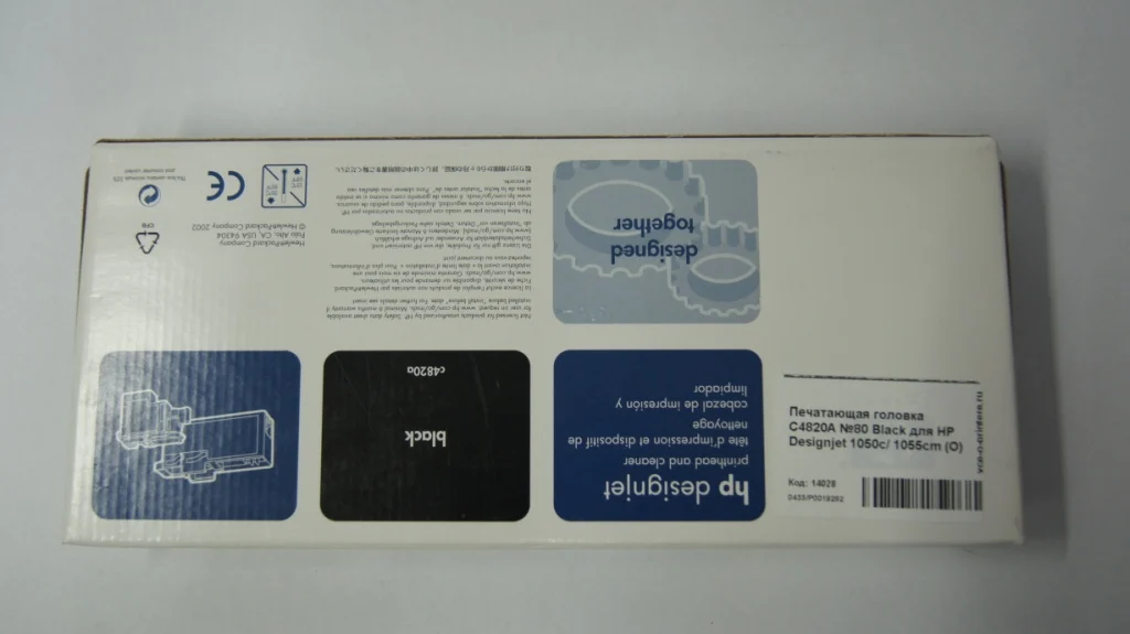 Печатающая головка C4820A №80 Black для HP Designjet 1050c/ 1055cm (O) | Компьютеры и офис