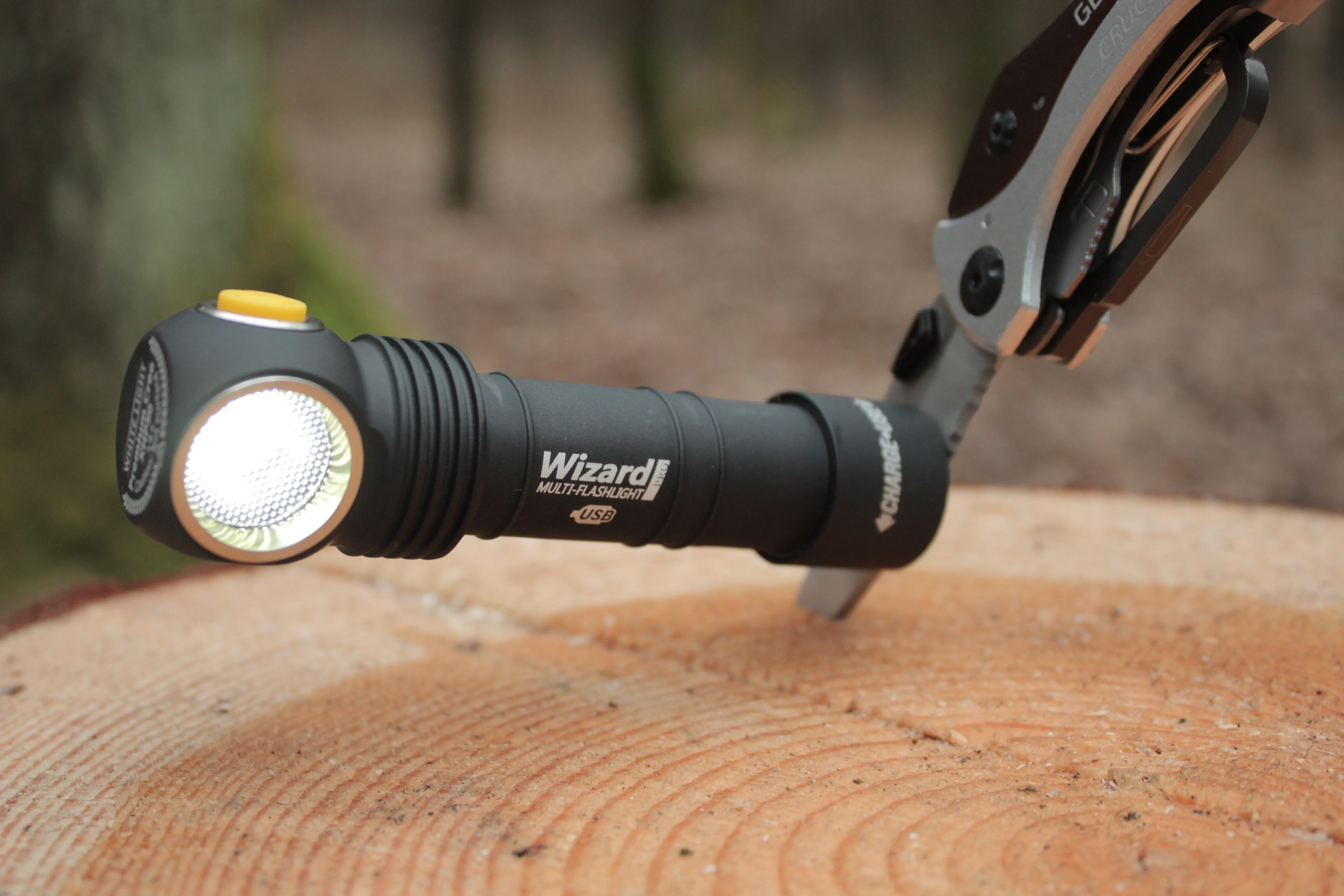 Налобный фонарь Armytek Wizard Pro v3 XHP50 Магнитный USB Перезаряжаемый Фонарь 18650 литий-ионный аккумулятор в комплекте