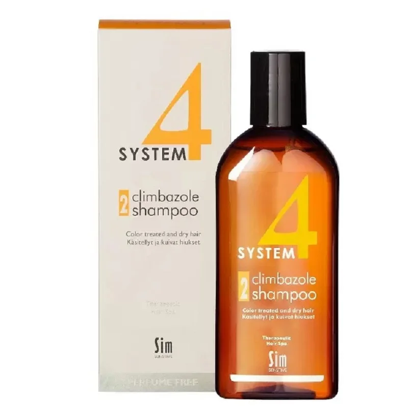 System 4 climbazole shampoo 2 Шампунь для сухих и окрашенных волос 215 мл | Красота здоровье