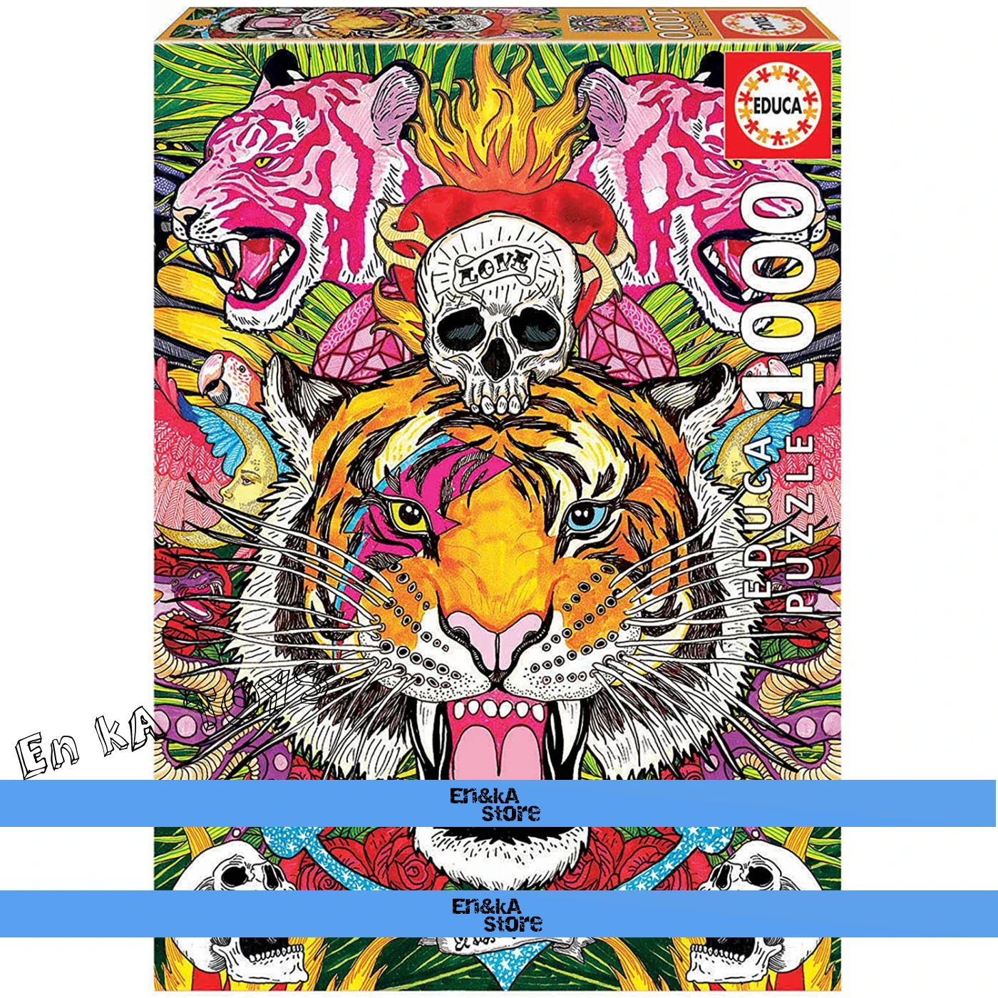 

EDUCA The Three Exstasy Puzzle 1000 Piece Jigsaw for adults Original and High Quality