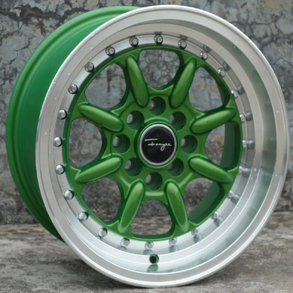 

Green 15 Inch 15x8.0 4x100 4x114.3 Car Alloy Wheel Rims