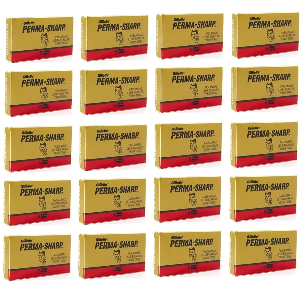 Перма острые нержавеющие листы полный бритвенный нож для бритья 100'l U