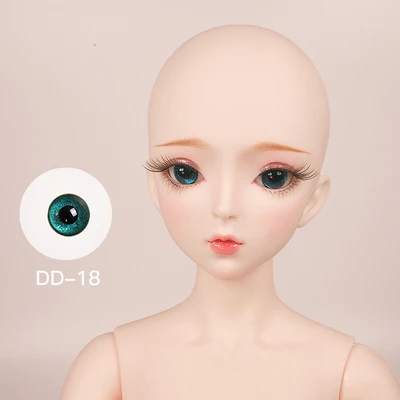 DD-18 Fortune Days 1/3 BJD SD кукла 14 мм цветные стеклянные глаза reborn девушки глаза высокое качество аксессуары игрушки - Цвет: DD-18