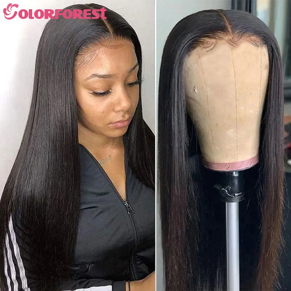 Парик на сетке 4x4 парик Remy перуанский прямой спереди человеческие волосы