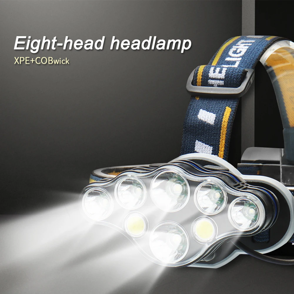 Портативный Головной фонарь светодиодный головсветильник с зарядкой от USB