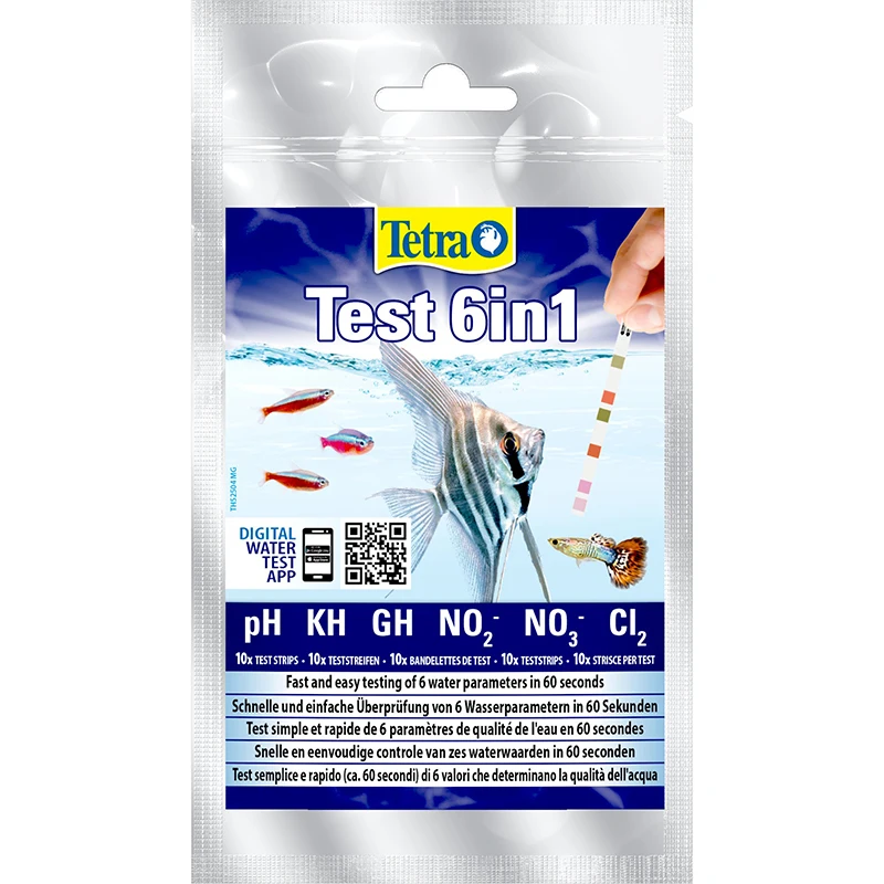 Tetra Test 6in1 тестовые полоски для пресной воды | Дом и сад
