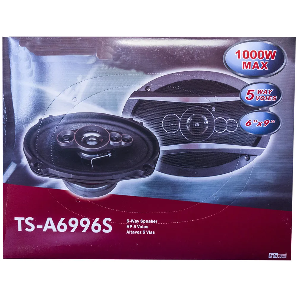 Автомобильные овальные динамики TS-A6996S 6Х9″ Pioneer Ok 15Х23см 1000W коаксиальный 5 полос |