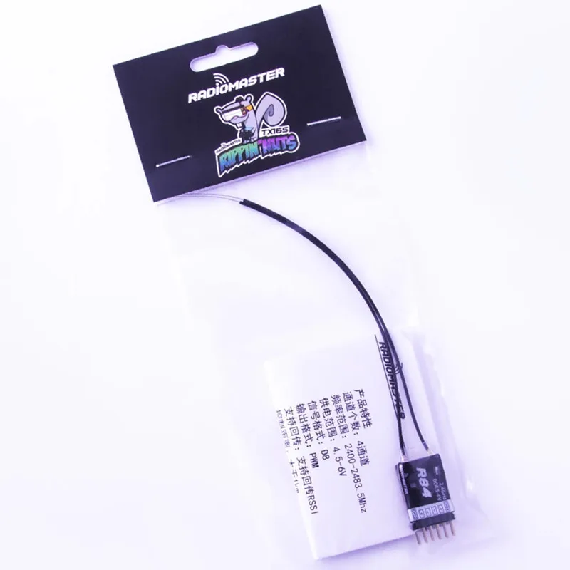 Приемник RadioMaster R84 4CH 2 4G PWM Sbus RSSI Mini Open TX приемник подходит для передатчиков Frsky DX X9D