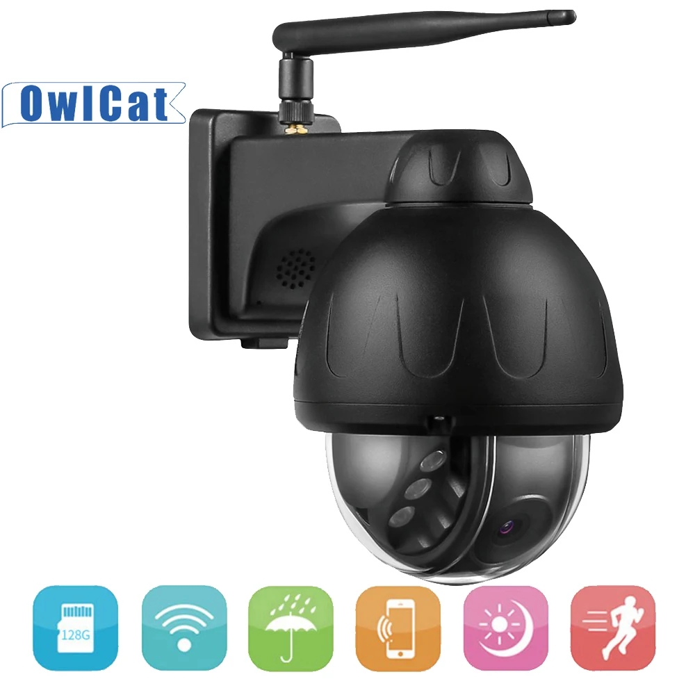 OwlCat наружная купольная IP-камера HD 5 Мп 2 Wi-Fi Водонепроницаемая ИК Ночная