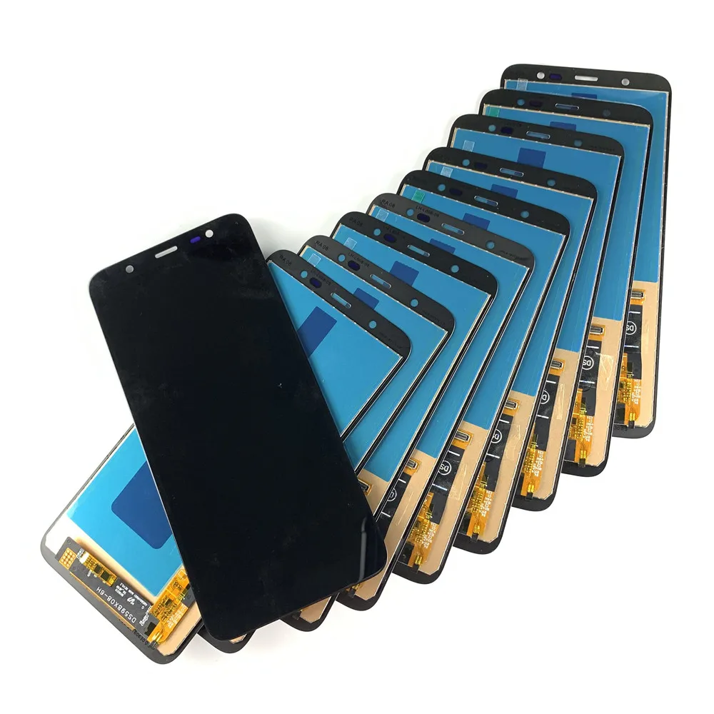 Оптовая продажа 10 шт. дисплей для SAMSUNG Galaxy J8 2018 сменный сенсорный экран J810 J810F