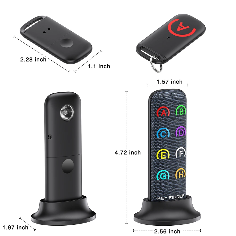 Smart Device Anti Lost Tracker Wireless Smart Tracker with 4/6/8 Receivers Car Key Finder Locator  for Pets/Child/Elders images - 6