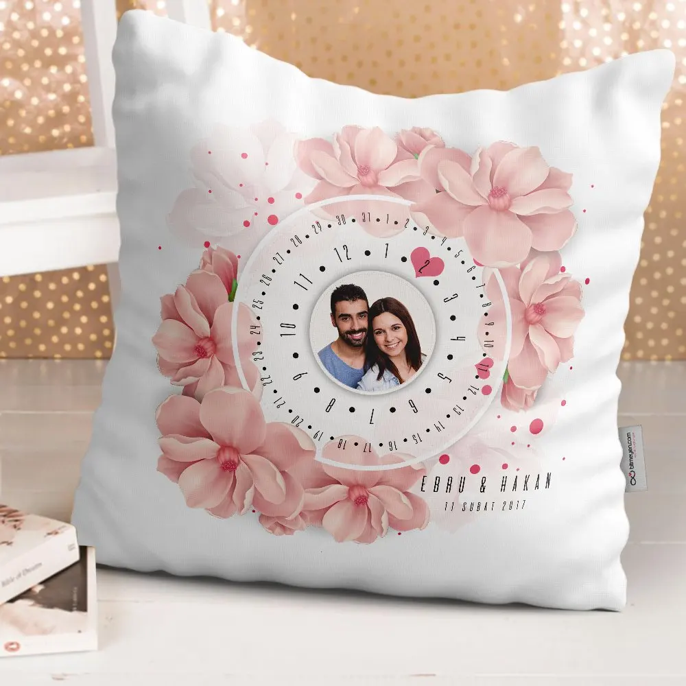 

Персонализированная Белая Подушка с календарем Infinity Maya-2